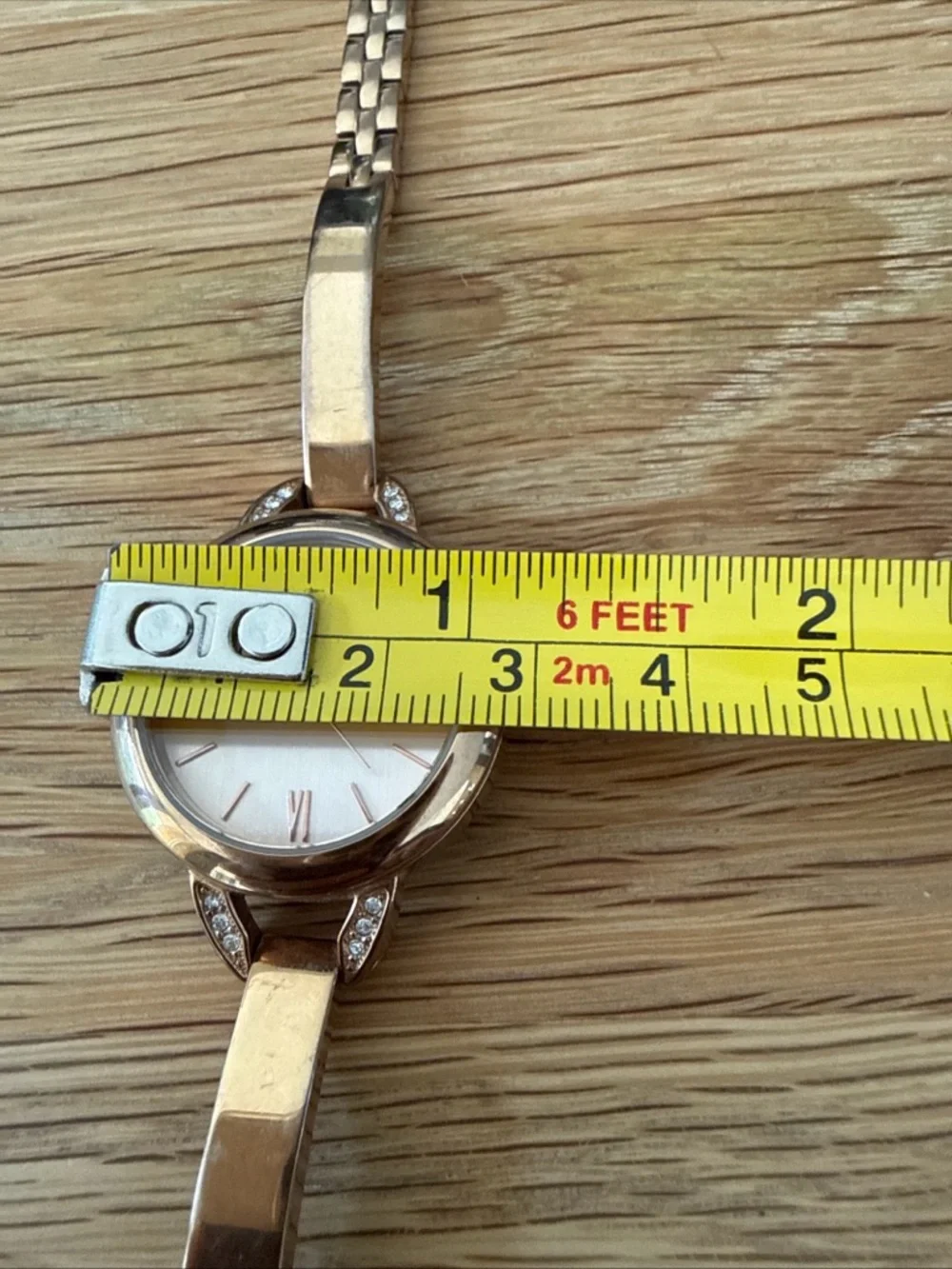 Caravelle New York (by Bulova) Rose Gold Bracelet Watch, New Battery, Runs Great
